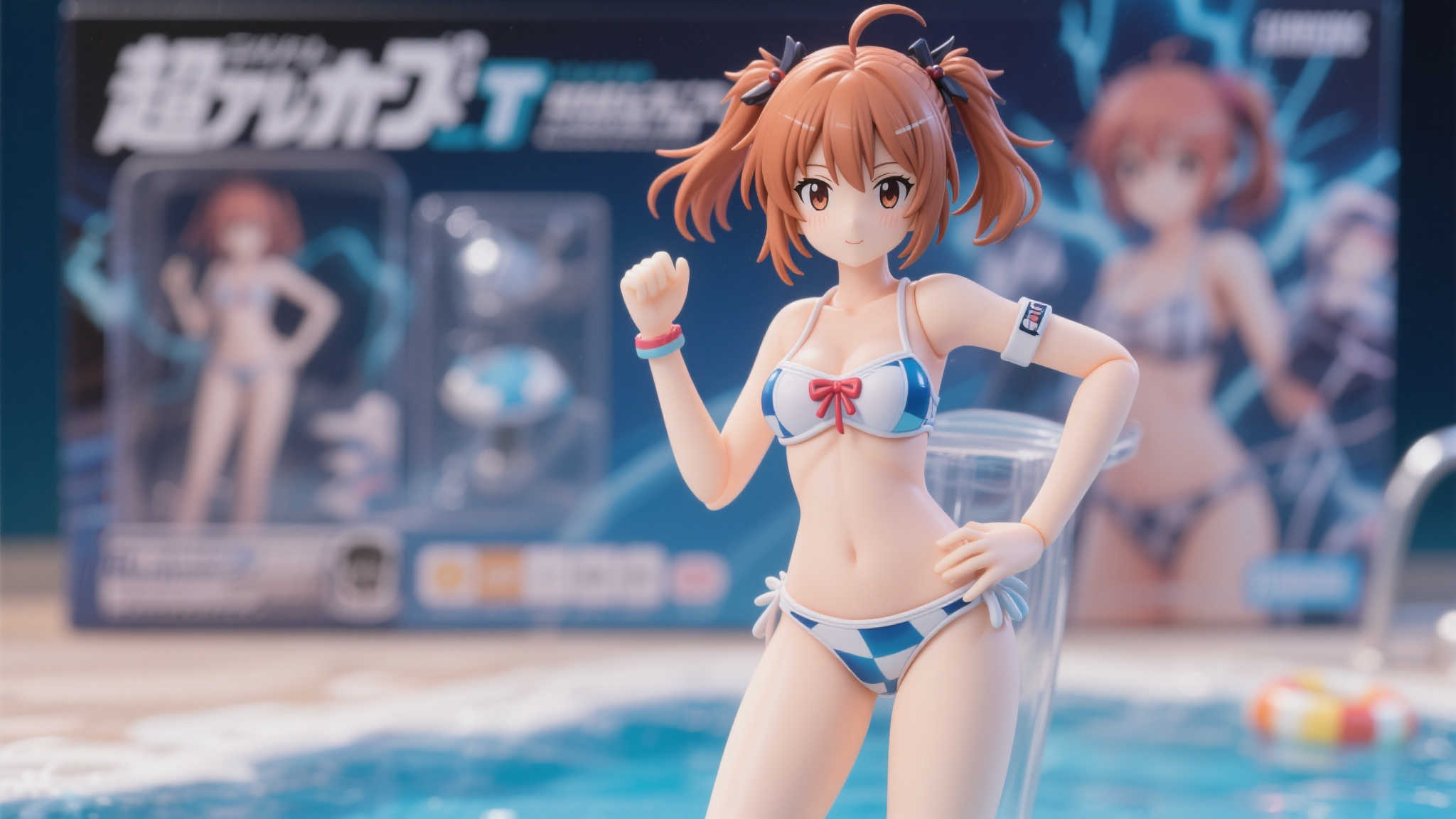 御坂美琴泳装造型亮相:科学超电磁炮T特别企划 御坂美琴泳装造型亮相:科学超电磁炮T特别企划