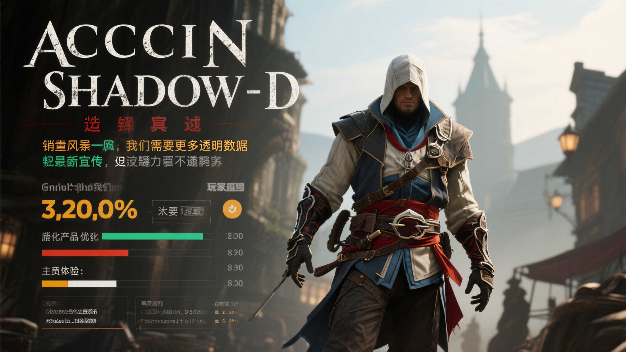 《AC 影》销量数据存疑？PC版销量仅达36.7万份